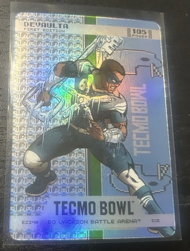 2026 Bo Jackson Battle Arena Tecmo Bowl DeVaulta Endzone Battlefoil Ice #EZ248