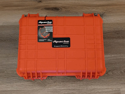 Apache 3800 Weatherproof Protective Case Large Orange NEW
