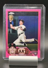 2023 Topps Chrome MIKE YASTRZEMSKI PINK REFRACTOR #111 San Francisco Giants