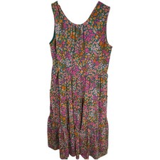 J. Crew Tiered Midi Dress in Micro Meadow Print, L