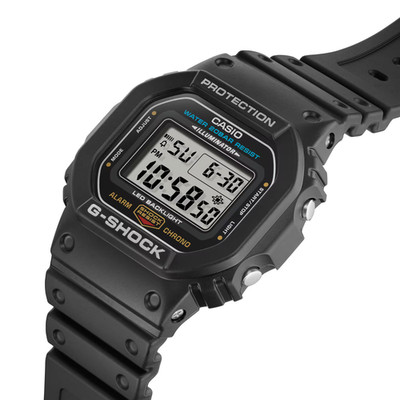 Casio Classic G-Shock Black Digital Men's Quartz Watch DW-5600UE-1