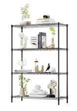 4-Tier Wire Shelving Unit Heavy Duty Metal Storage Rack Organizer