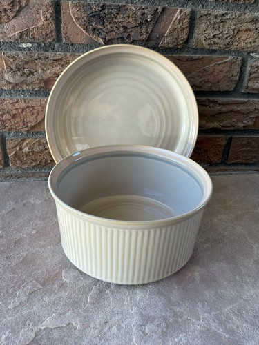 Noritake Stoneware Sunset Mesa- Soufflé Dish 7” & Quiche Dish 9” (Set of 2)