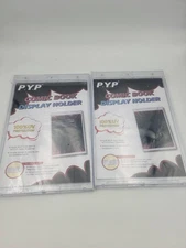P.Y.P Comic Book Display Holder 2 Pack UV Protection Secure Wall Mount Case New