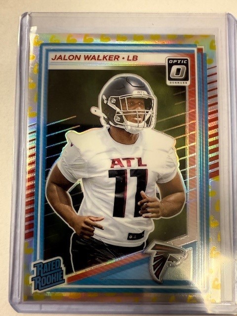 Jalon Walker, Falcons Football, 2025 Panini Optic Flex, #290, 141/199
