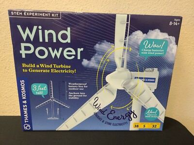Wind Power 4.0 Stem Experiment Kit Turbine Energy Generate Electricity 627929 NW