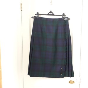 navy tartan kilt