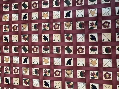 Hometown Quilts quilt fabric by Kathy Schmitz for Moda Fabrics 5793-11 red