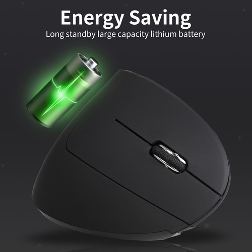 ABS Optical Vertical Mouse Ergonomic Upright Mouse for Office Home Notebook - Picture 12 of 12