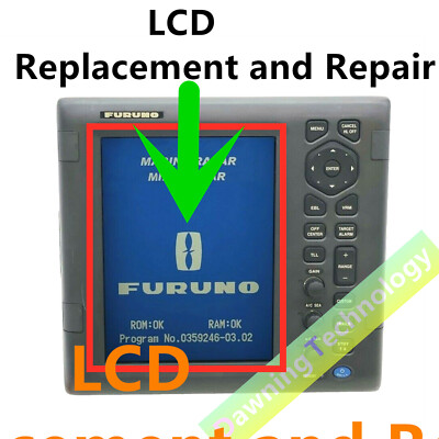 Original LCD Fit For FURUNO RDP-152 1935 1945 VIDEO PLOTTER Display Screen