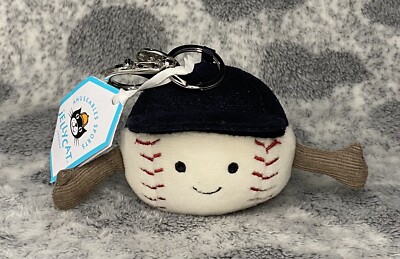 Jellycat: Amuseables Sports Baseball Bag Charm{One Size}{AS4BSBC