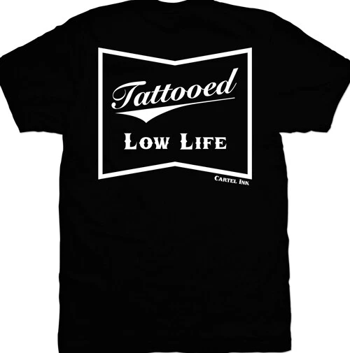 Logotipo de bolsillo tatuado Low Life de Cartel Ink Foto 2 de 2