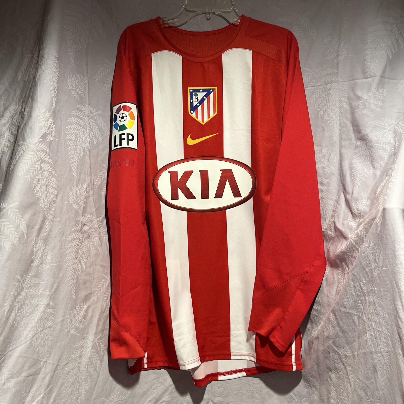2005-06 atletico madrid player issue kun aguero argentina Nike Size S Messi