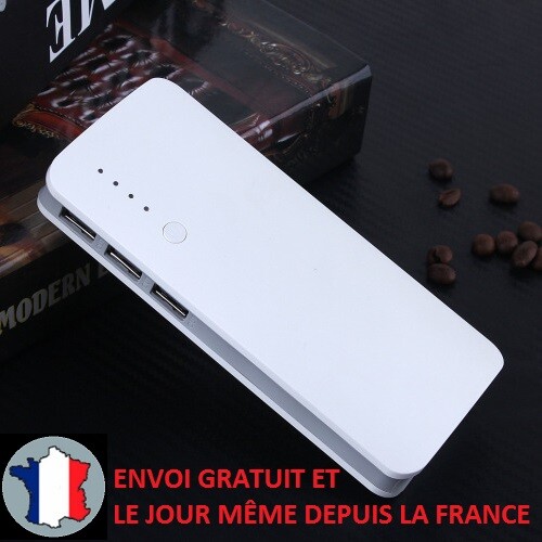 Batterie usb tablette 100000mAh powerbank puissant avec 3x USB 2.1A