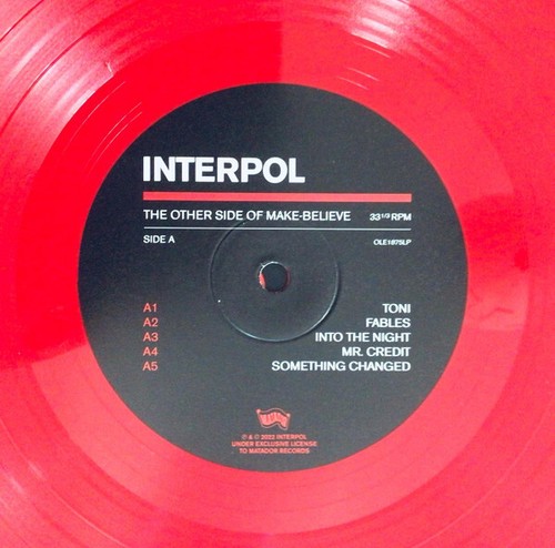 Interpol The Other Side Of Make-Believe LP, Album, Ltd, Red 2022 Indie Rock, Alt - Picture 5 of 5