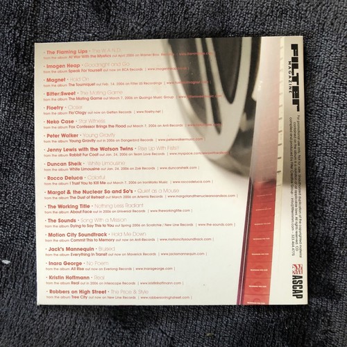 Filter Magazine Presents The New Music Film Festival CD! Promo Rare - Picture 2 of 3