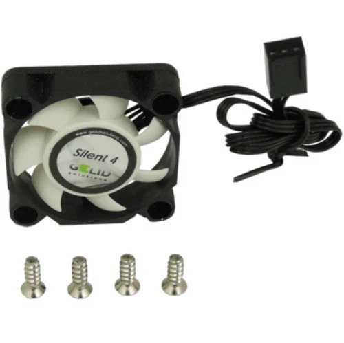 2 x Gelid Solutions Silent 4 PC Fans 4cm 40mm 4200RPM Quiet 24Hr RM Del x 2 Pack - Image 4 of 4