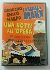 I Fratelli Marx "UNA NOTTE ALL'OPERA" - DVD NUOVO SIGILLATO con inserti speciali