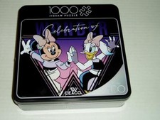 Disney Jigsaw Puzzle Minnie Mouse and Daisy Duck Collectible Tin New
