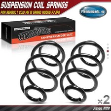 Image of 2x Coil Springs Rear Suspension for Renault Clio MK III Grand Modus F/JP0 RH6424