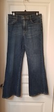 J Brand womens 29 Dark Wash Flare jeans stretch denim bell bottoms made in USA