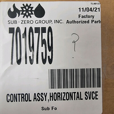 BRAND NEW SubZero Control Panel 7019759 | eBay