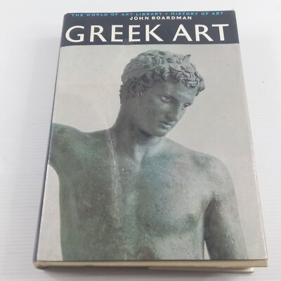 Vintage GREEK ART by John Boardman Art History Book 1965 Sculptures Ceramic Gods
