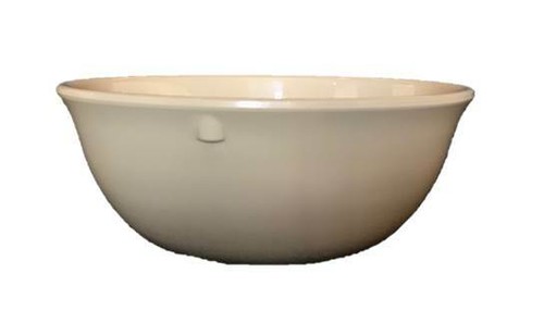 Vintage Melamin Windel Schüssel Obst Müsli Suppe Salat Dessertschüssel 15 Unzen weiß hellbraun - Bild 3 von 14
