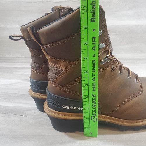 Stivali Carhartt Taglia 13 Larghi Isolamento Litefire Ottime Condizioni Impermeabili - Foto 10 di 16