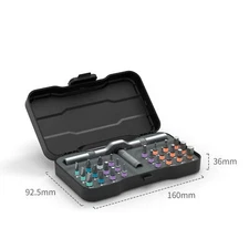 Duke 24 in 1 Magnetic Screwdriver Head Set PC Phone Electronics Repair Tool Kit