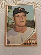 VINTAGE 1962 TOPPS CARROLL HARDY #101 VG-EX OLD BOSTON RED SOX