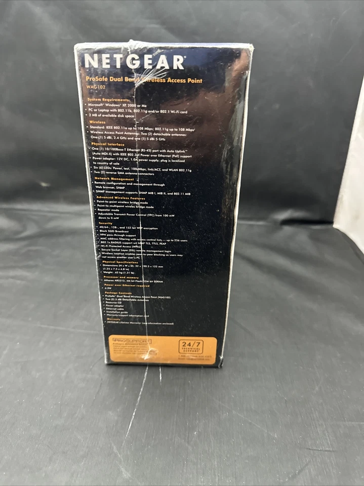 NETGEAR POSSAFE Dual Band Wireless Access Point WAG102 NEW - Image 4 of 4