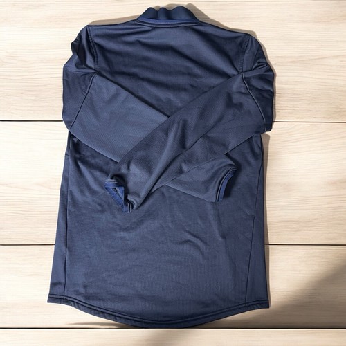 Felpa Under Armour Cold Gear Uomo Piccola Blu Navy Mezza Zip Strato Gorp Sci - Foto 3 di 10