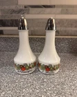 Vintage Gemco “Spice Of Life” Oil & Vinegar Dispenser Milk Glass Cruet Set, BSC