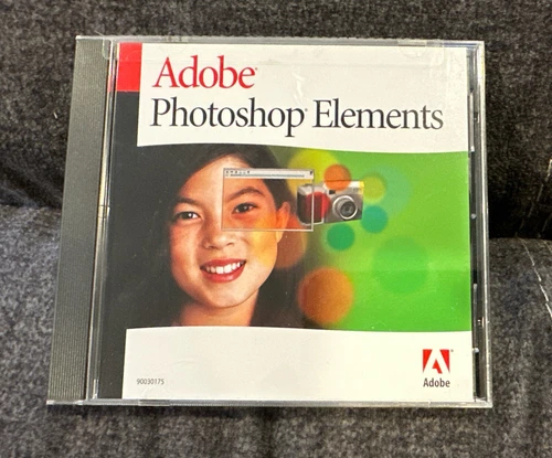 Adobe Photoshop Elements 1.0 带产品密钥代码! ~ 全新! ~ 快速发货! - 第 3 张/共 4 张