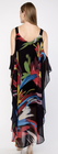 Frank Lyman Montreal 236660U Black/Multi Printed Maxi Dress