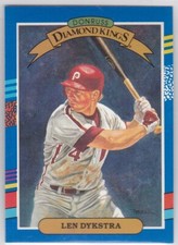 M) 1991 Donruss Baseball Trading Card - Lenny Dykstra #7