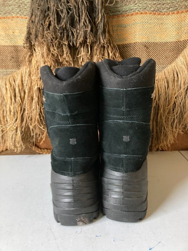 Field And Stream Black Leather Rubber Lined Hunting Boots Size 14 Waterproof - Picture 6 of 10