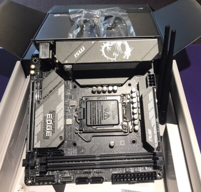 MSI MPG B560I Gaming EDGE WIFI DDR4 LGA 1200 Mini ITX