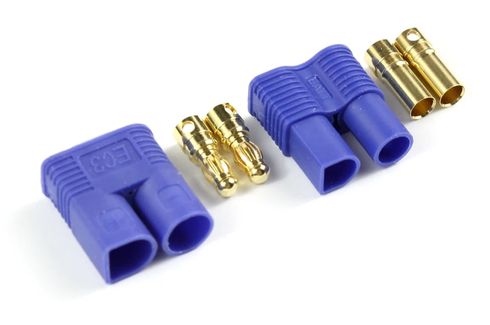 10 x Pairs EC3 (3.5mm bullet/banana) Male Female Connectors/Plugs RC LiPo 12v DC - Image 3 of 4