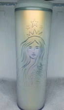 Starbucks 50th Anniversary Edition- Frosted Cloud  Siren Mermaid  16oz cold cup.
