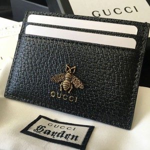 gucci animalier leather card case