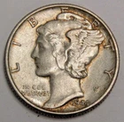 1944 P Mercury DIme UNCIRCULATED