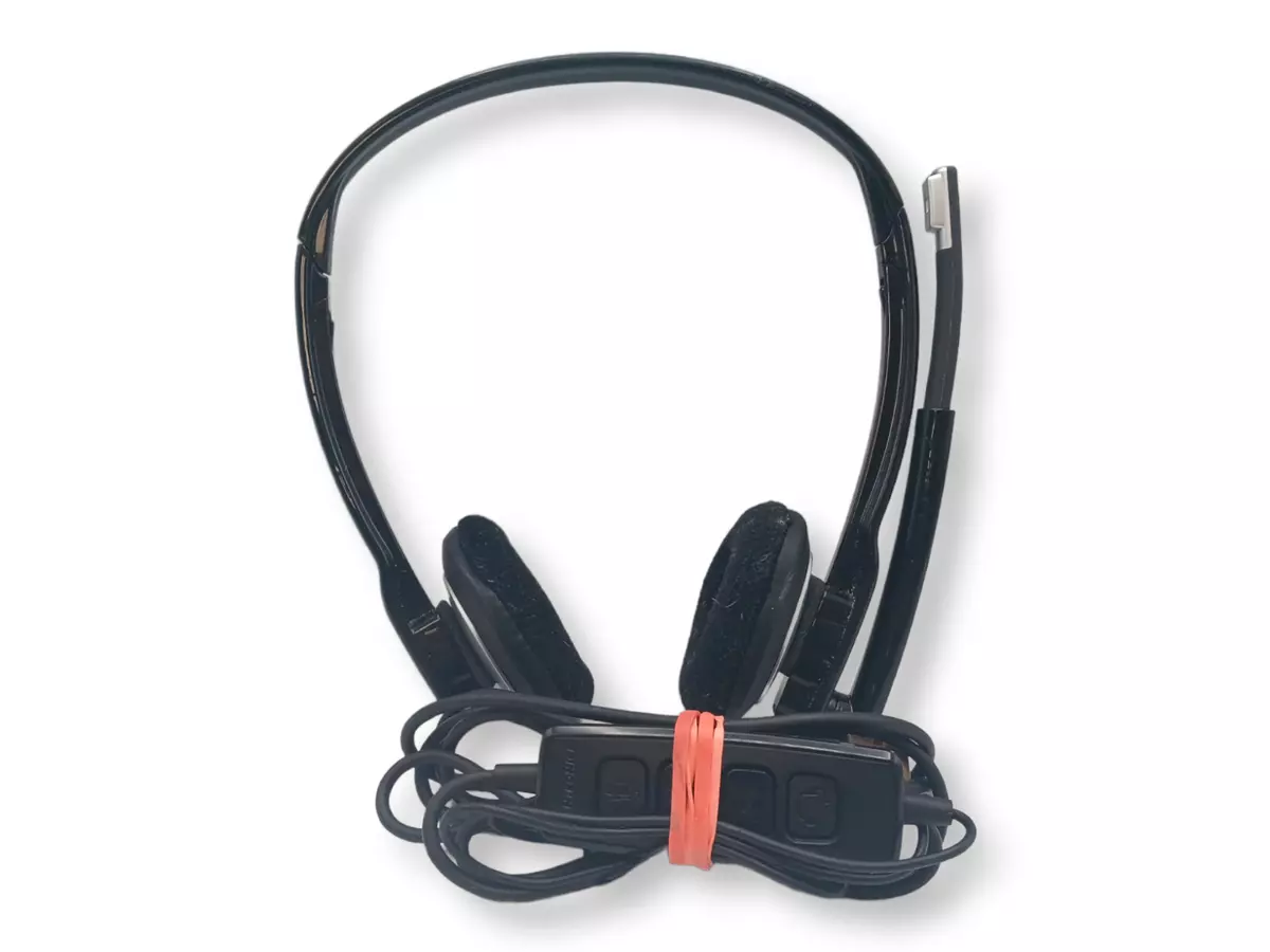 Plantronics Blackwire USB C220 M Binaural Headset Black TESTED