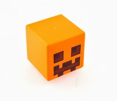 Lego Minecraft Pumpkin Head Cube Block 