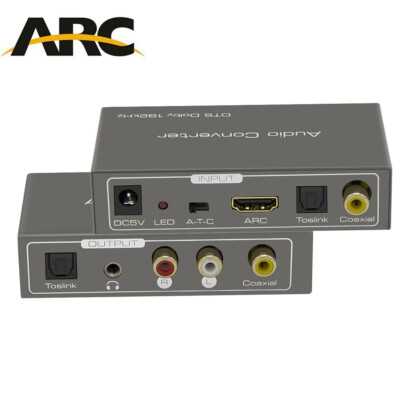 HDMI 2.0 ARC Adapter ARC Toslink Audio Konverter Digital zu Analog Bidirektion
