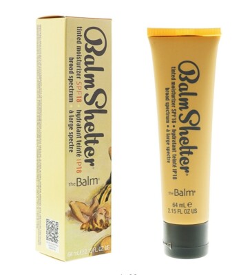 Balm Shelter Tinted Feuchtigkeitscreme SPF 18 Dark 2.15 FL oz/64ml NEW BOXED