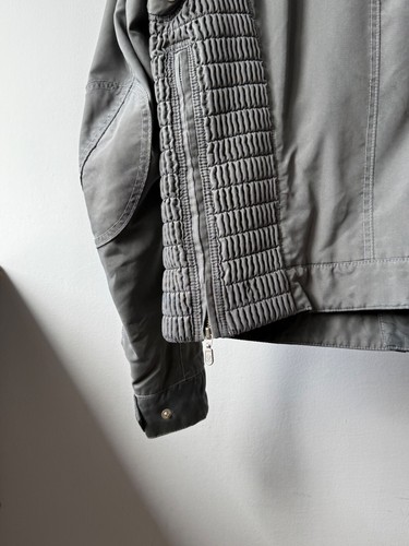 Mens Belstaff Gold Label Gangster 1969 Gray Nylon Biker Jacket Size L *STICKY* - Picture 13 of 22