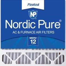 Nordic Pure 20x20x5 Replacement MERV 12 Air Filter 1 Pack (533)