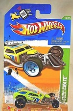 2012 Hot Wheels #63 Treasure Hunts 13/15 SURF CRATE Green w/Black OH5 Sp BlueRim